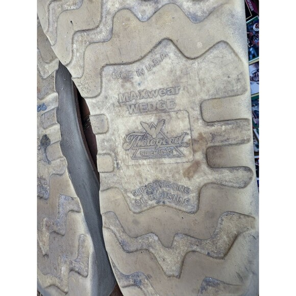 Thorogood American Heritage Men's 6" Leather Moc Toe Work Boots Brown Size 12 E - Picture 10 of 11